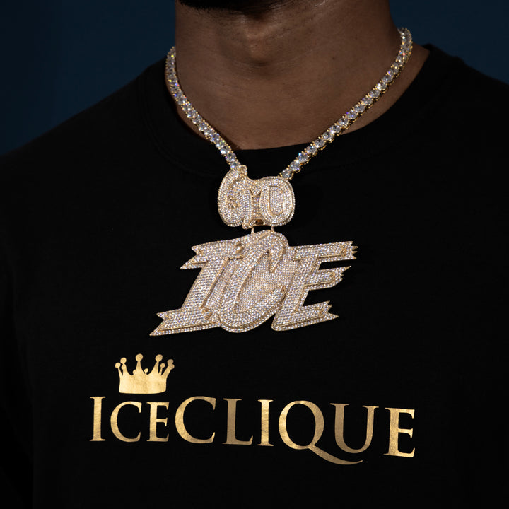 Custom Bail Micro Pave Custom Pendant - ICECLIQUE JEWELRY