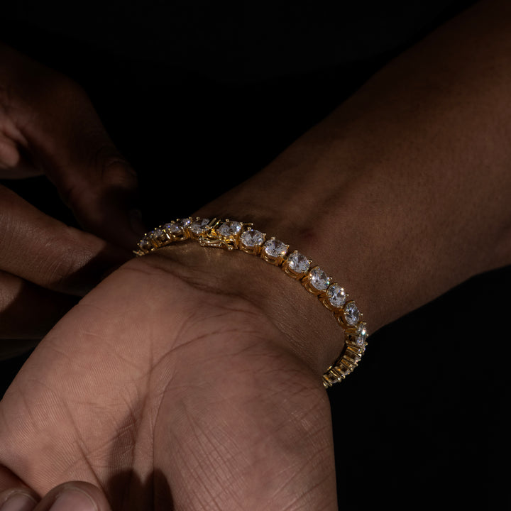 6.5MM Tennis Bracelet - Moissanite & S925 - ICECLIQUE JEWELRY