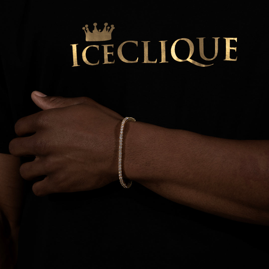 3MM Tennis Bracelet - Moissanite & S925 - ICECLIQUE JEWELRY