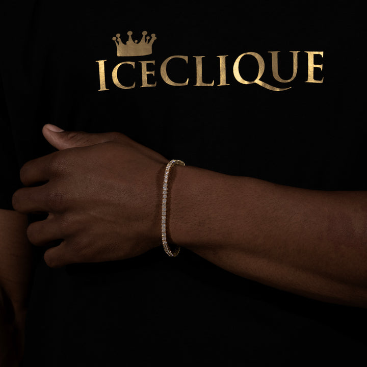 3MM Tennis Bracelet - Moissanite & S925 - ICECLIQUE JEWELRY