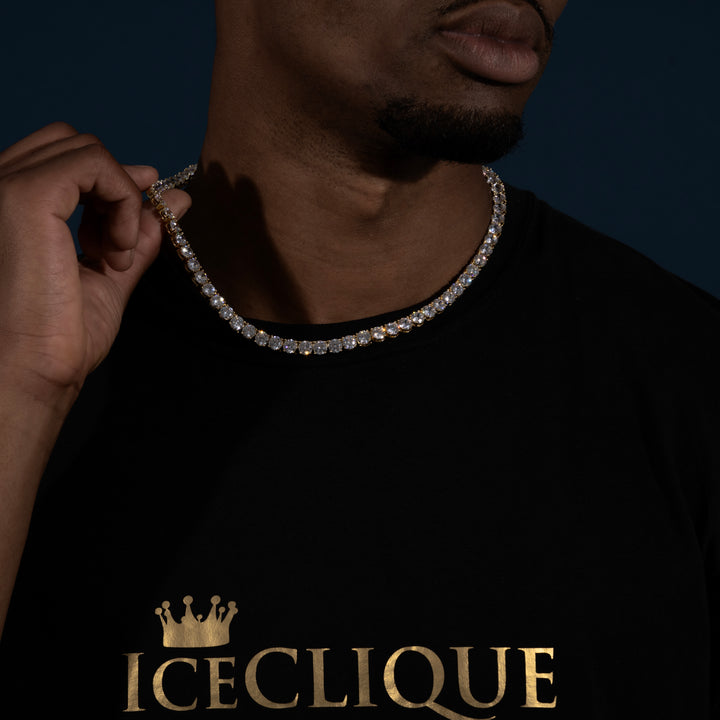 6.5MM Tennis Chain - Moissanite & S925 - ICECLIQUE JEWELRY