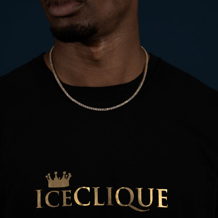 3MM Tennis Chain - Moissanite & S925 - ICECLIQUE JEWELRY
