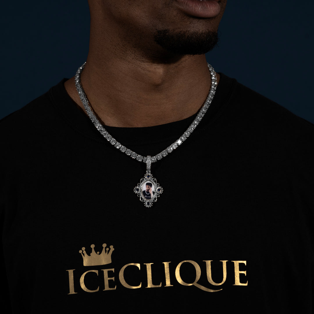 Mirror Custom Photo Pendant - ICECLIQUE JEWELRY