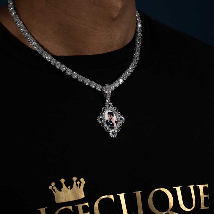 Mirror Custom Photo Pendant - ICECLIQUE JEWELRY