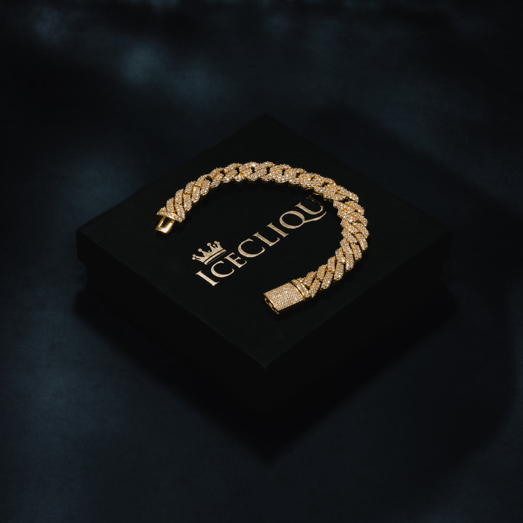 14MM Prong Cuban Chain & Bracelet Bundle - ICECLIQUE JEWELRY