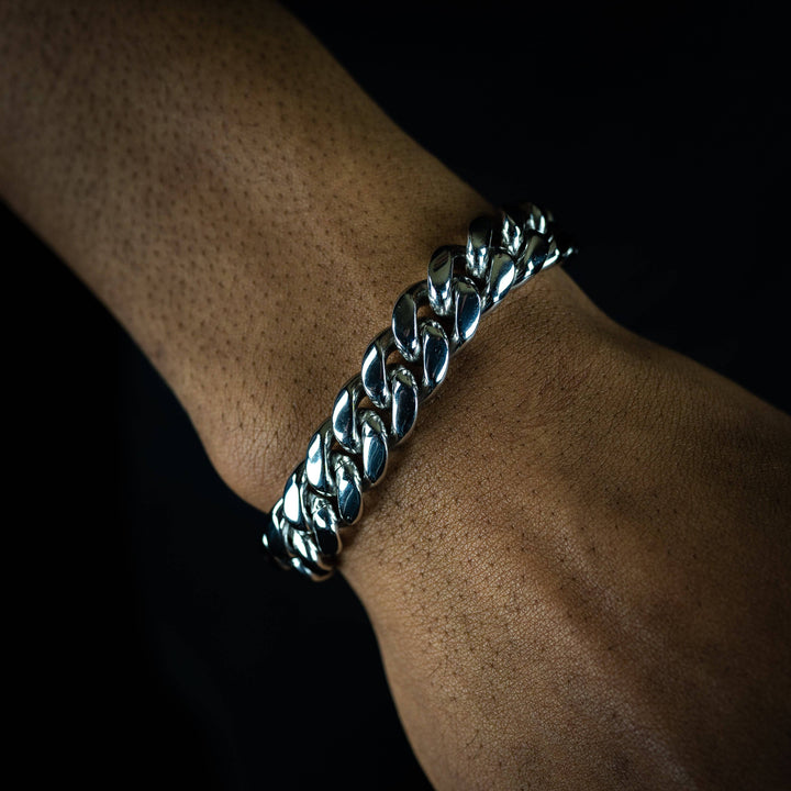 14mm Cuban Bracelet - ICECLIQUE JEWELRY