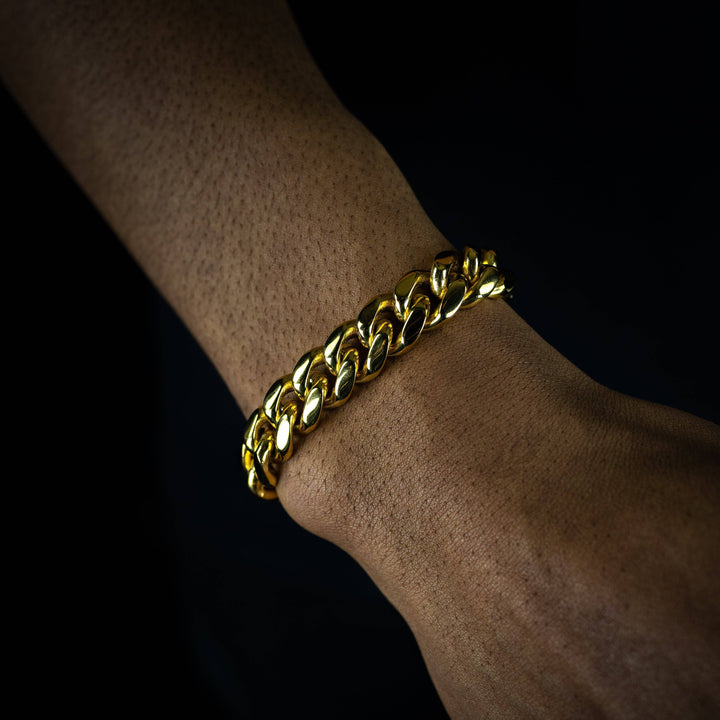 14mm Cuban Bracelet - ICECLIQUE JEWELRY
