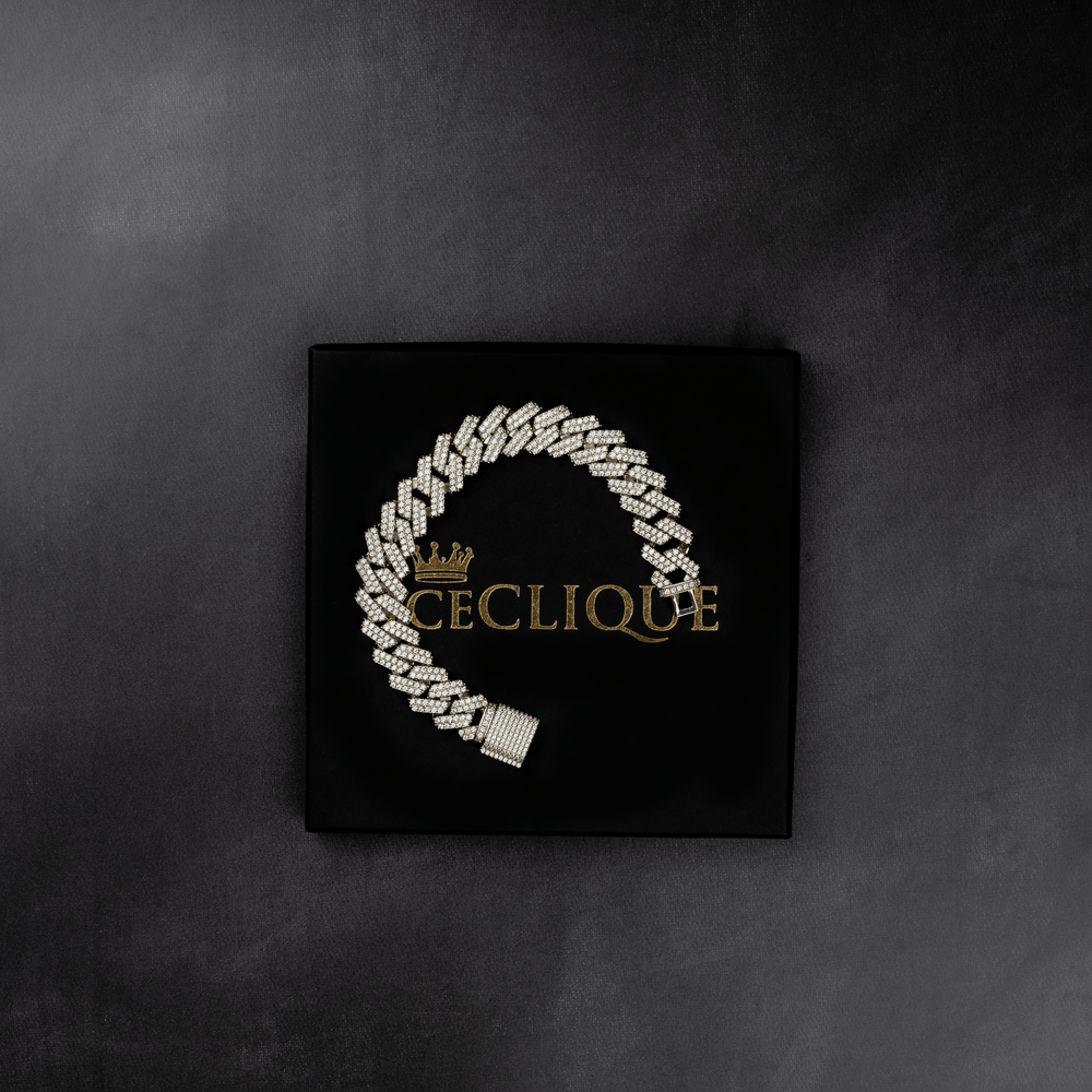 14mm Miami Cuban Bracelet - ICECLIQUE JEWELRY
