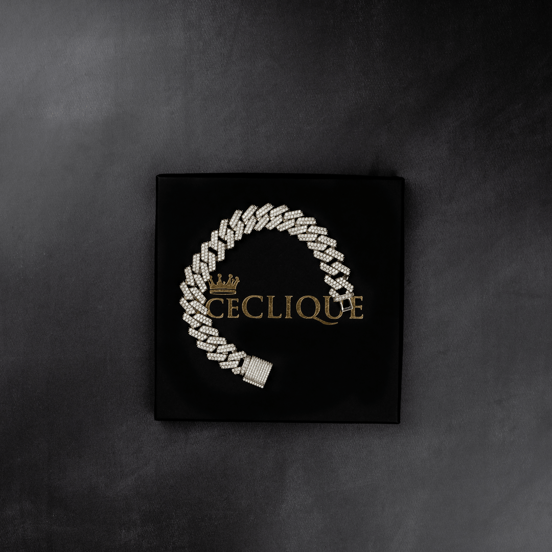 14mm Miami Cuban Bracelet - ICECLIQUE JEWELRY