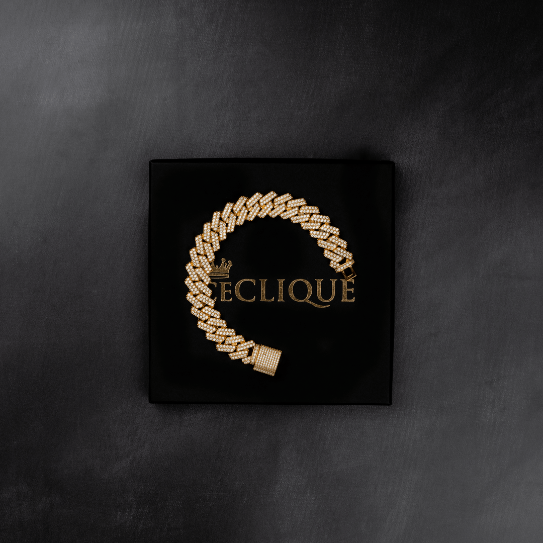 14mm Miami Cuban Bracelet - ICECLIQUE JEWELRY