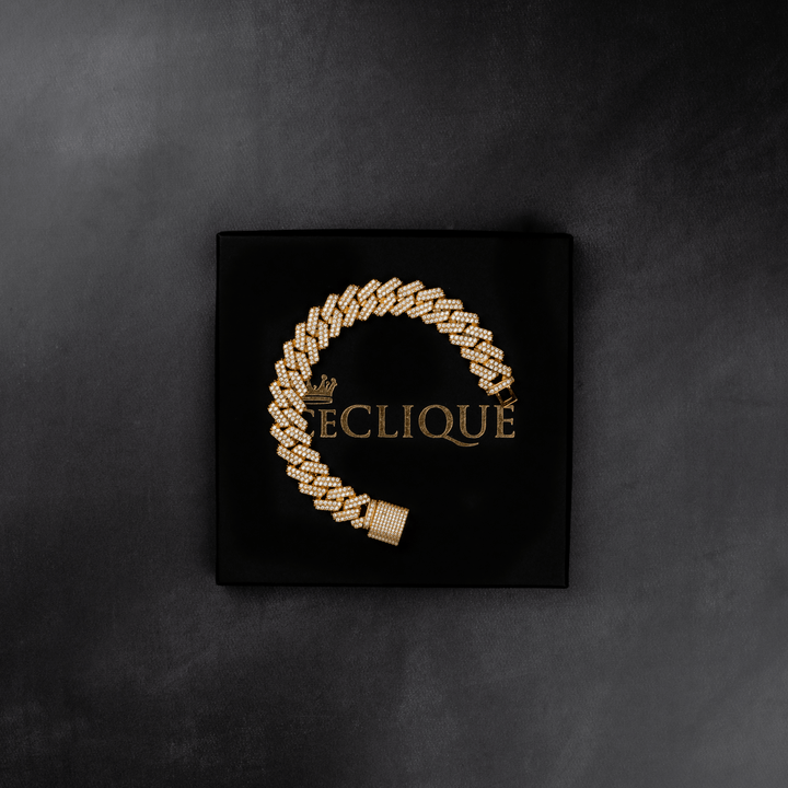14mm Miami Cuban Bracelet - ICECLIQUE JEWELRY