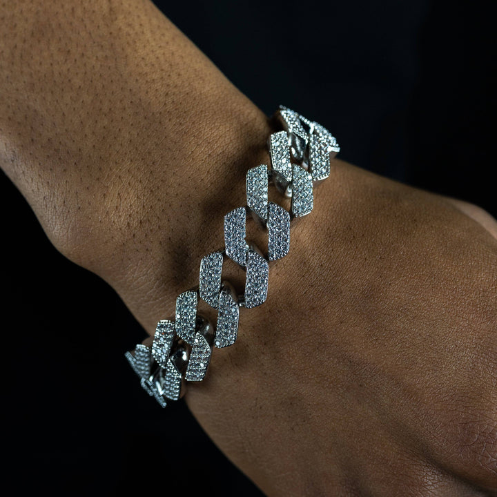 20mm Prong Bracelet - ICECLIQUE JEWELRY