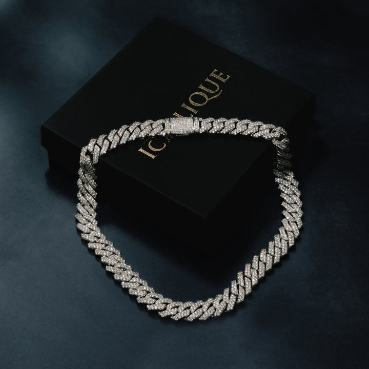 14MM Prong Cuban Chain - ICECLIQUE JEWELRY