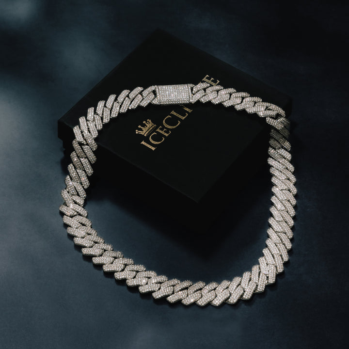 19MM VVS Micro Pave Cuban Chain - ICECLIQUE JEWELRY