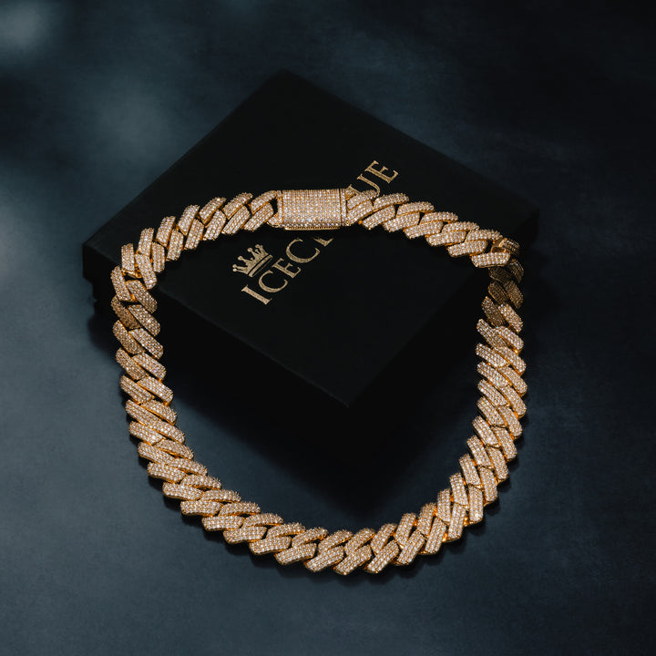 19MM VVS Micro Pave Cuban Chain & Bracelet Bundle - ICECLIQUE JEWELRY