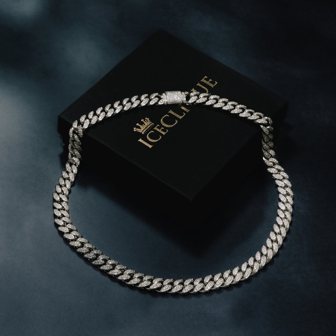 12MM Box Clasp Cuban Chain - ICECLIQUE JEWELRY