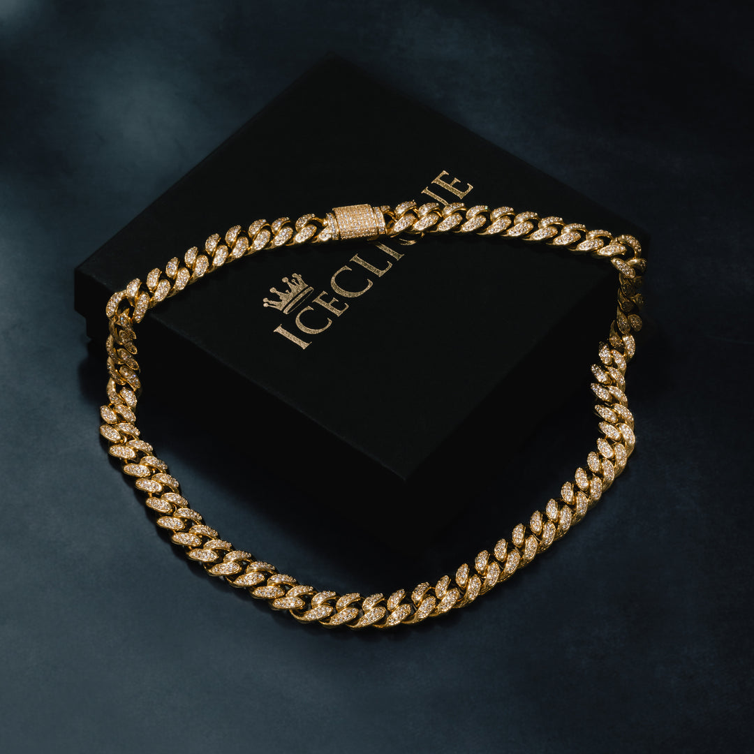 12MM Cuban Chain & Bracelet Bundle - ICECLIQUE JEWELRY