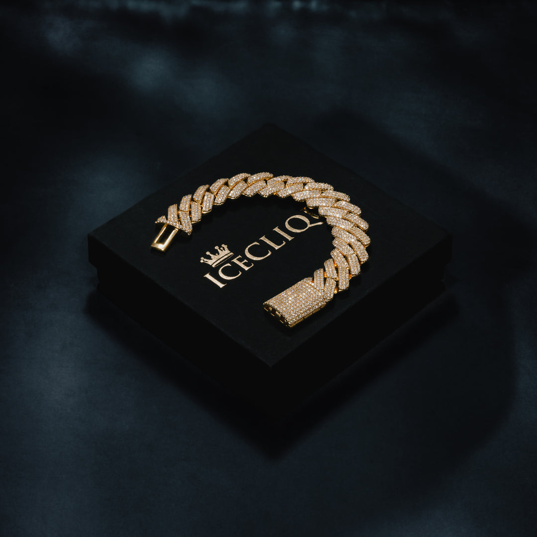 19MM VVS Micro Pave Cuban Bracelet - ICECLIQUE JEWELRY