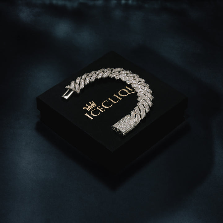 19MM VVS Micro Pave Cuban Bracelet - ICECLIQUE JEWELRY