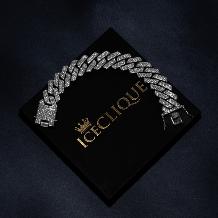 20mm Prong Bracelet - ICECLIQUE JEWELRY