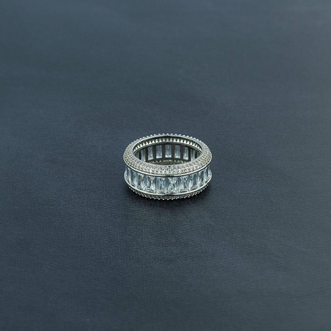 Iced Baguette Ring - ICECLIQUE JEWELRY
