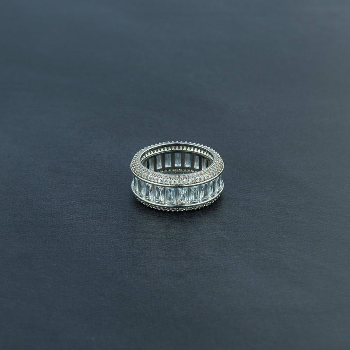 Iced Baguette Ring - ICECLIQUE JEWELRY