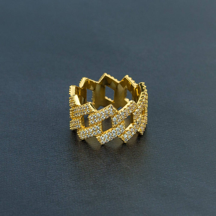Iced Prong Ring - ICECLIQUE JEWELRY