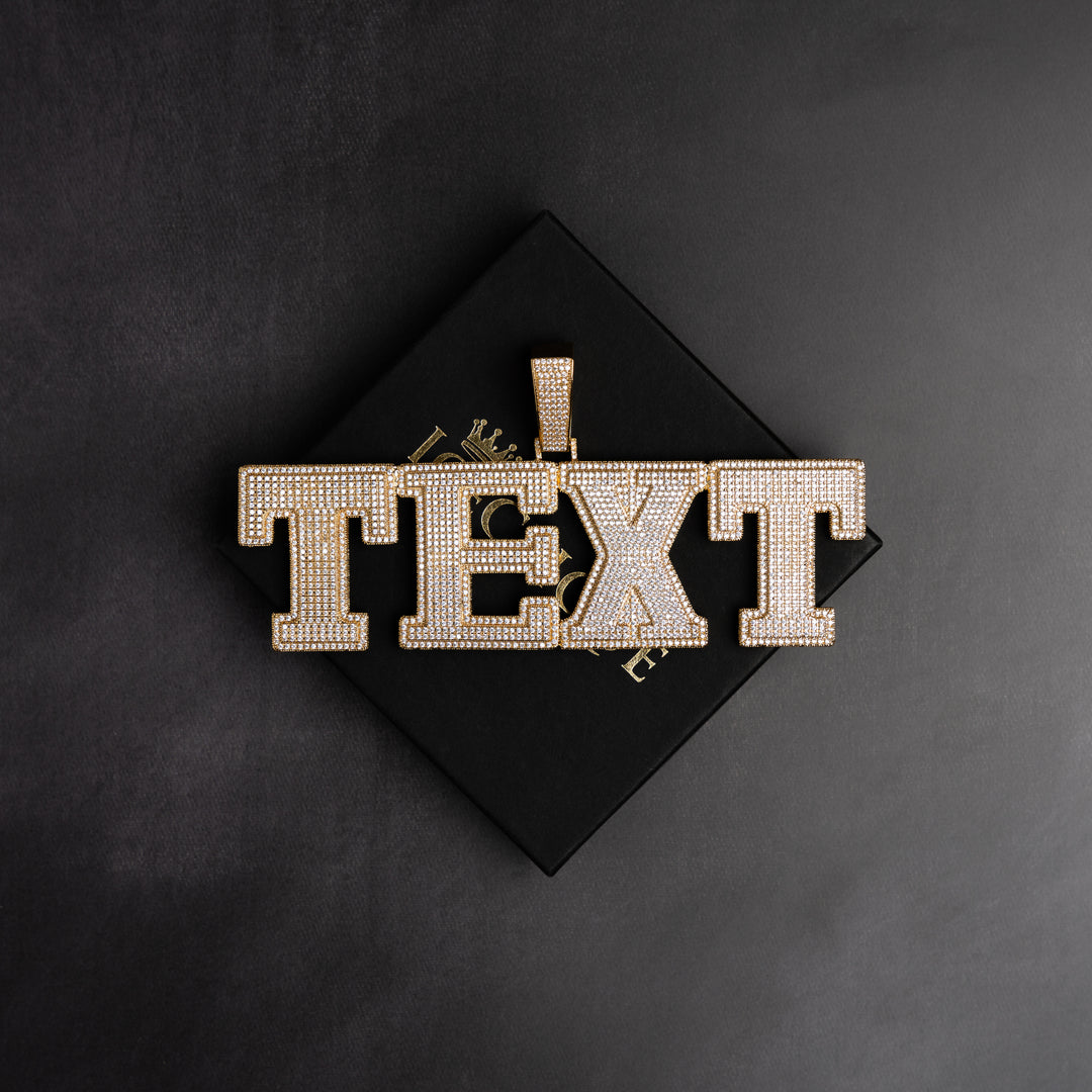 Custom Multi-Layer Letter Pendant - ICECLIQUE JEWELRY
