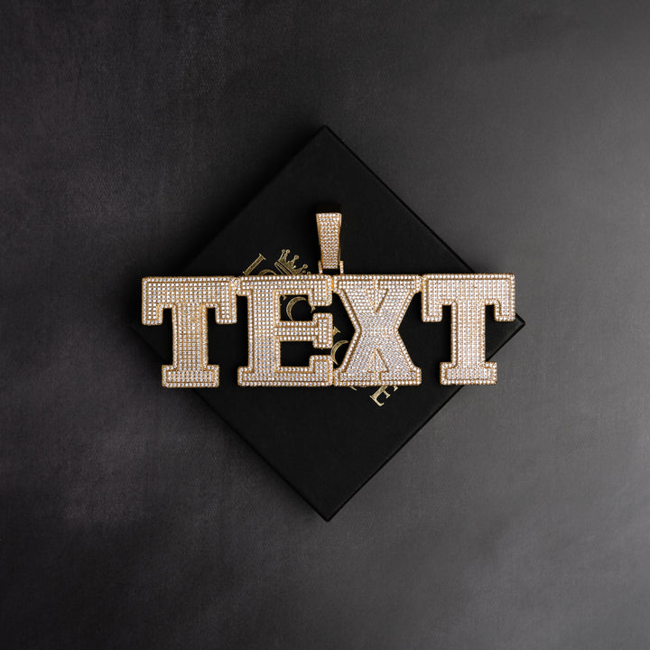 Custom Multi-Layer Letter Pendant - ICECLIQUE JEWELRY