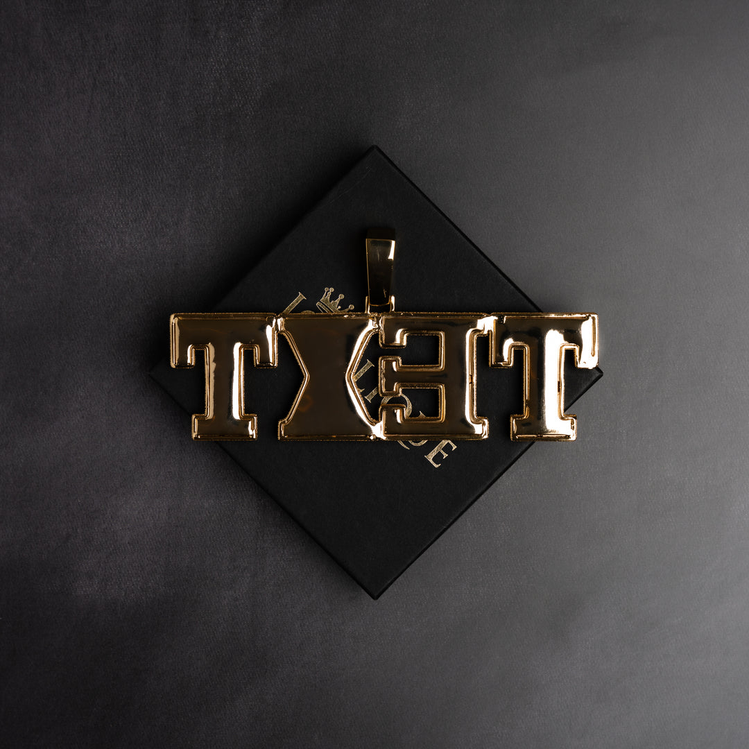 Custom Multi-Layer Letter Pendant - ICECLIQUE JEWELRY