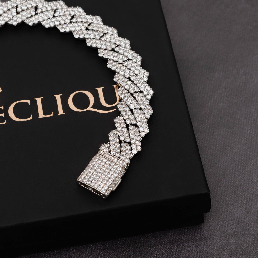 17mm Prong Bracelet - ICECLIQUE JEWELRY