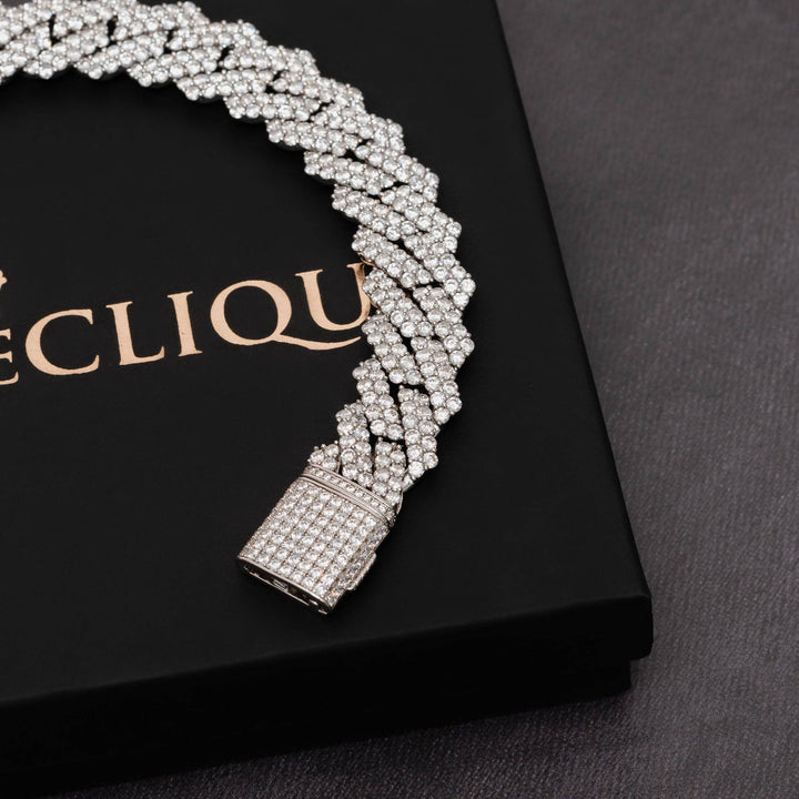 17mm Prong Bracelet - ICECLIQUE JEWELRY