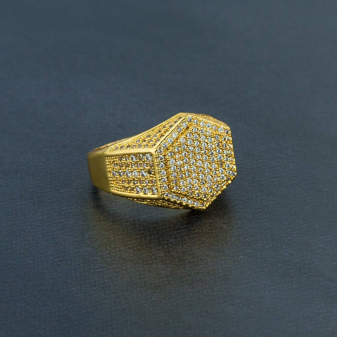 Hexagon Ring - ICECLIQUE JEWELRY