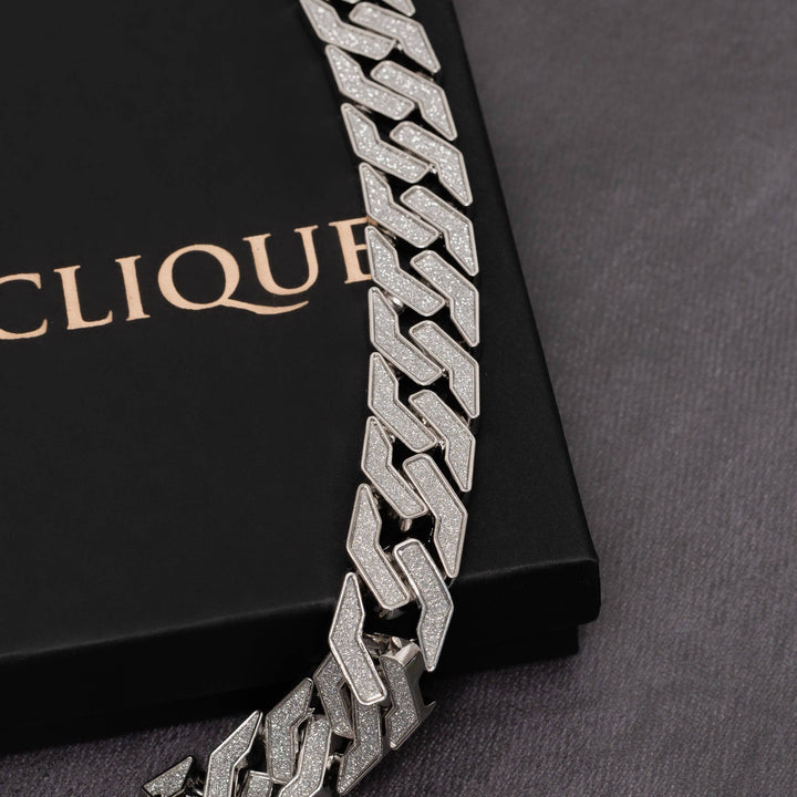 15mm Symmetrical Cuban Bracelet - ICECLIQUE JEWELRY