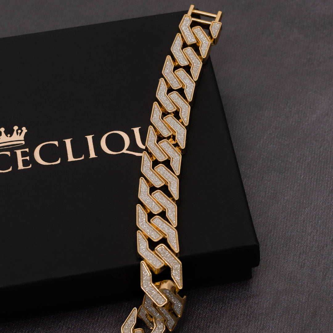 15mm Symmetrical Cuban Bracelet - ICECLIQUE JEWELRY