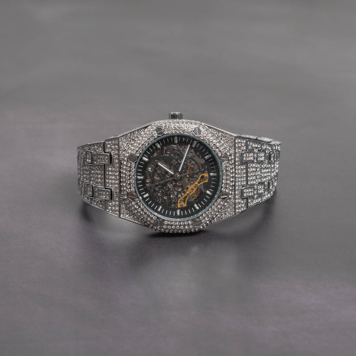 Iced Out Skeleton Watch - ICECLIQUE JEWELRY