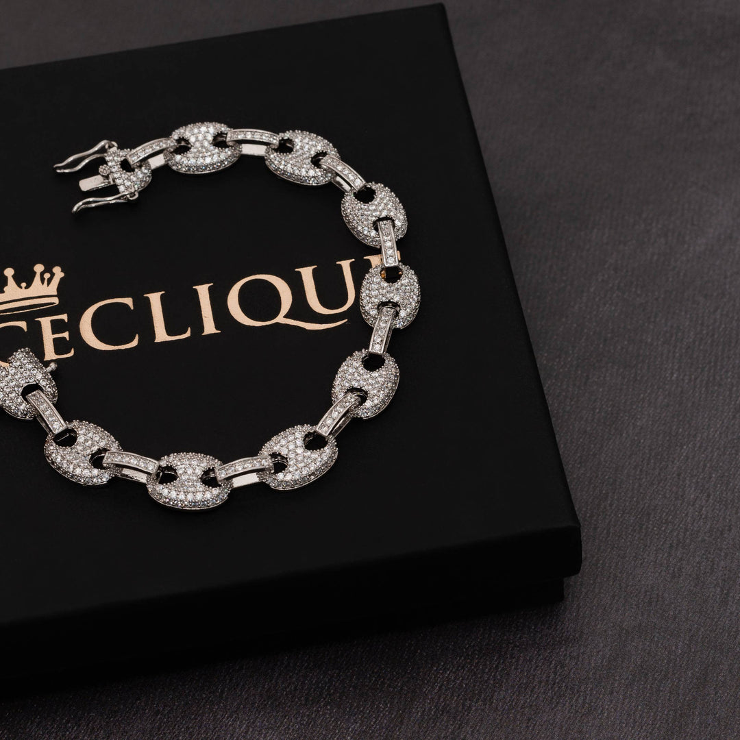 14mm Gucci Link Bracelet - ICECLIQUE JEWELRY