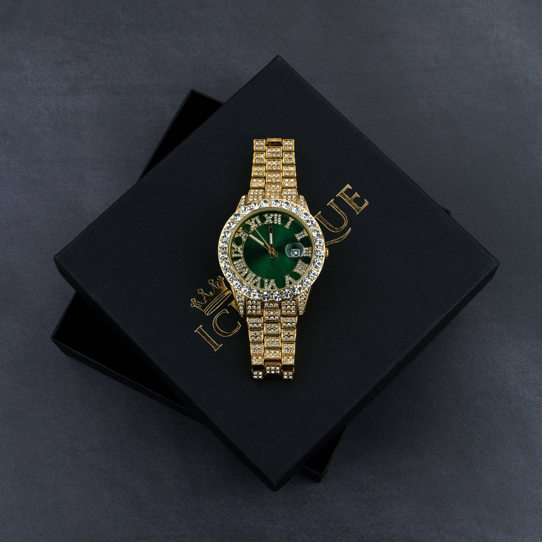 Fully Iced Out Presidential Watch - ICECLIQUE JEWELRY