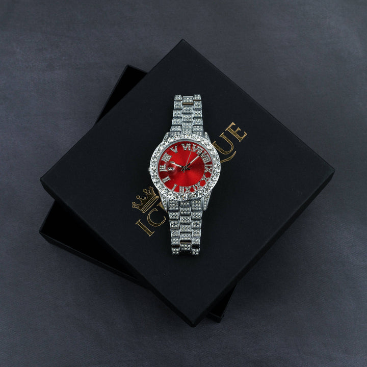 Fully Iced Out Presidential Watch - ICECLIQUE JEWELRY