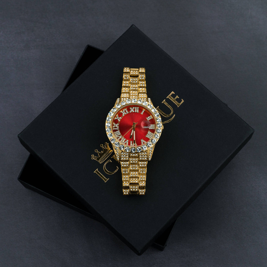 Fully Iced Out Presidential Watch - ICECLIQUE JEWELRY