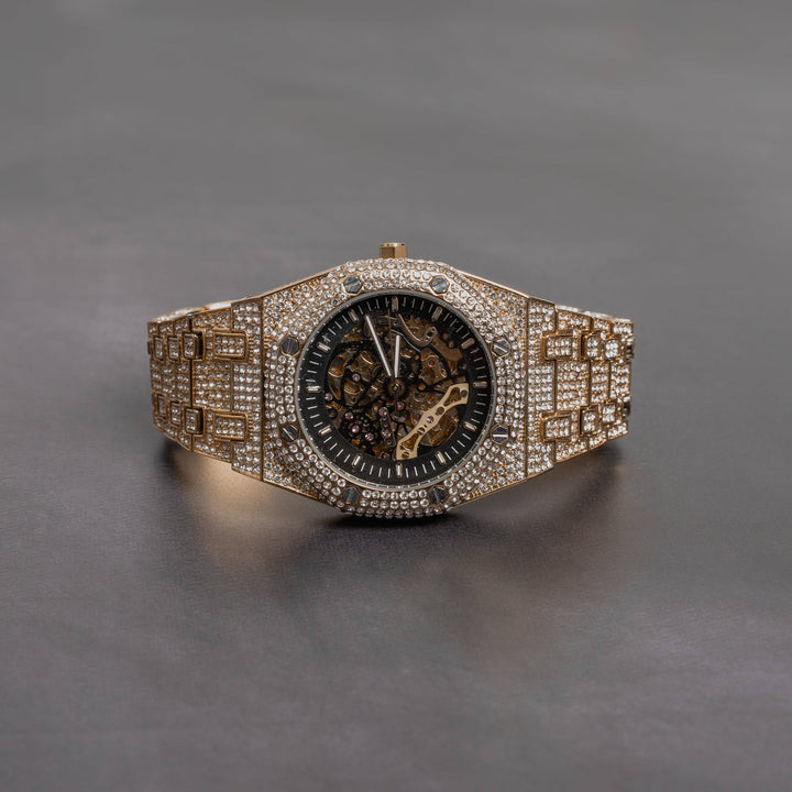 Iced Out Skeleton Watch - ICECLIQUE JEWELRY