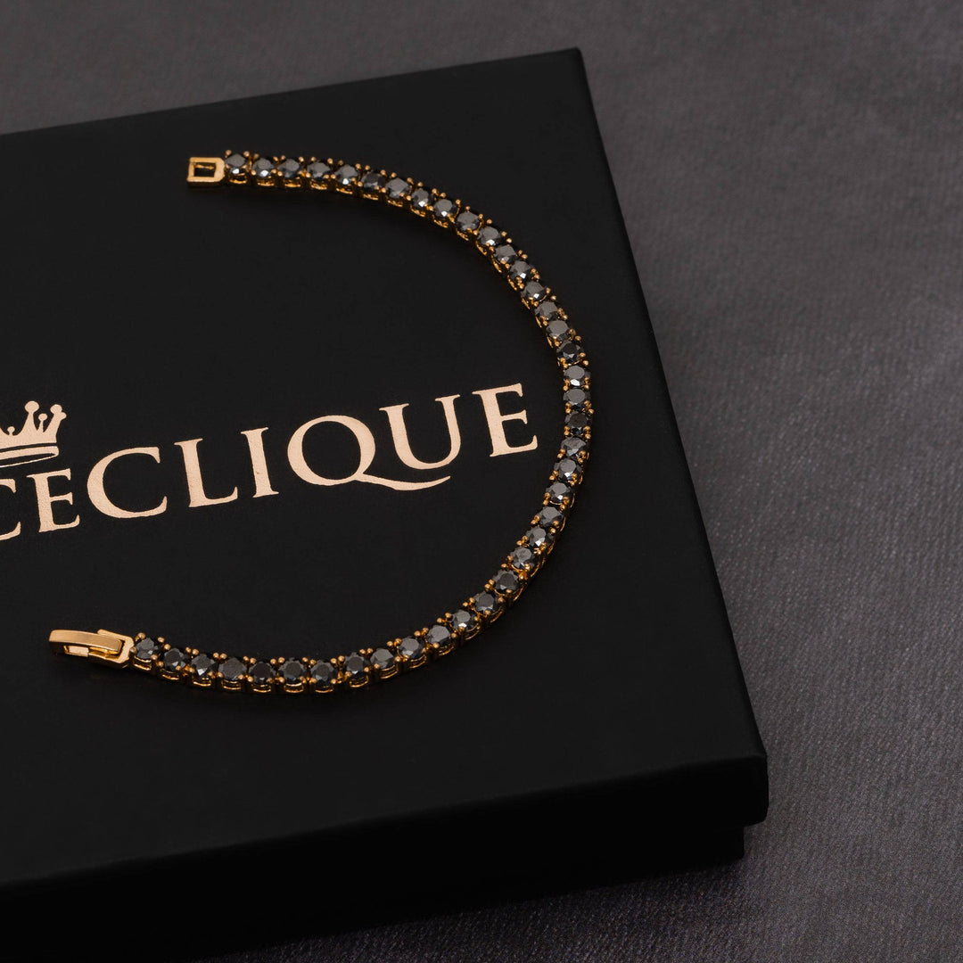 5mm Blackice Tennis Bracelet - ICECLIQUE JEWELRY