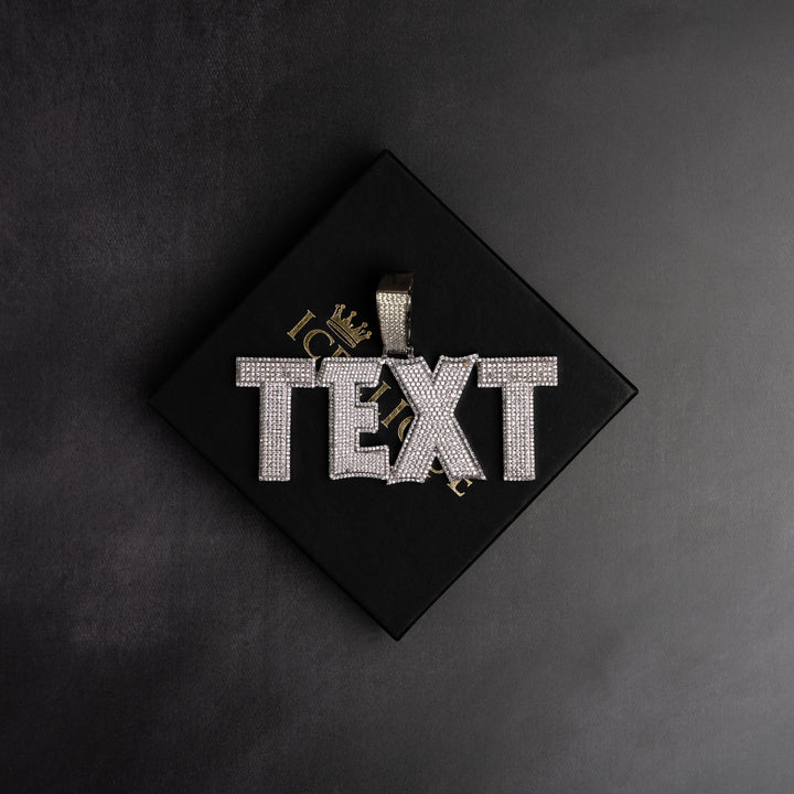 Custom Modern Letter Pendant - ICECLIQUE JEWELRY