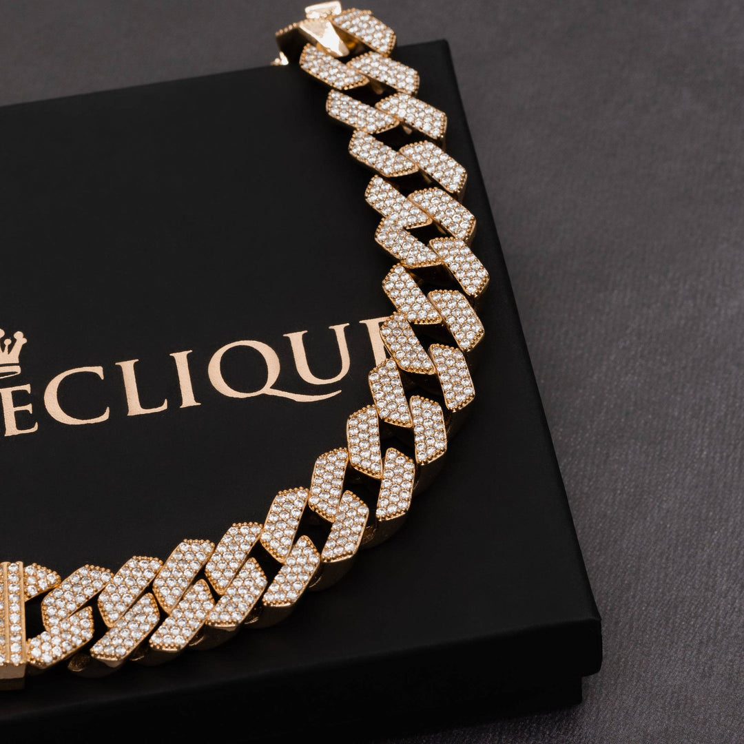 20mm Prong Bracelet - ICECLIQUE JEWELRY