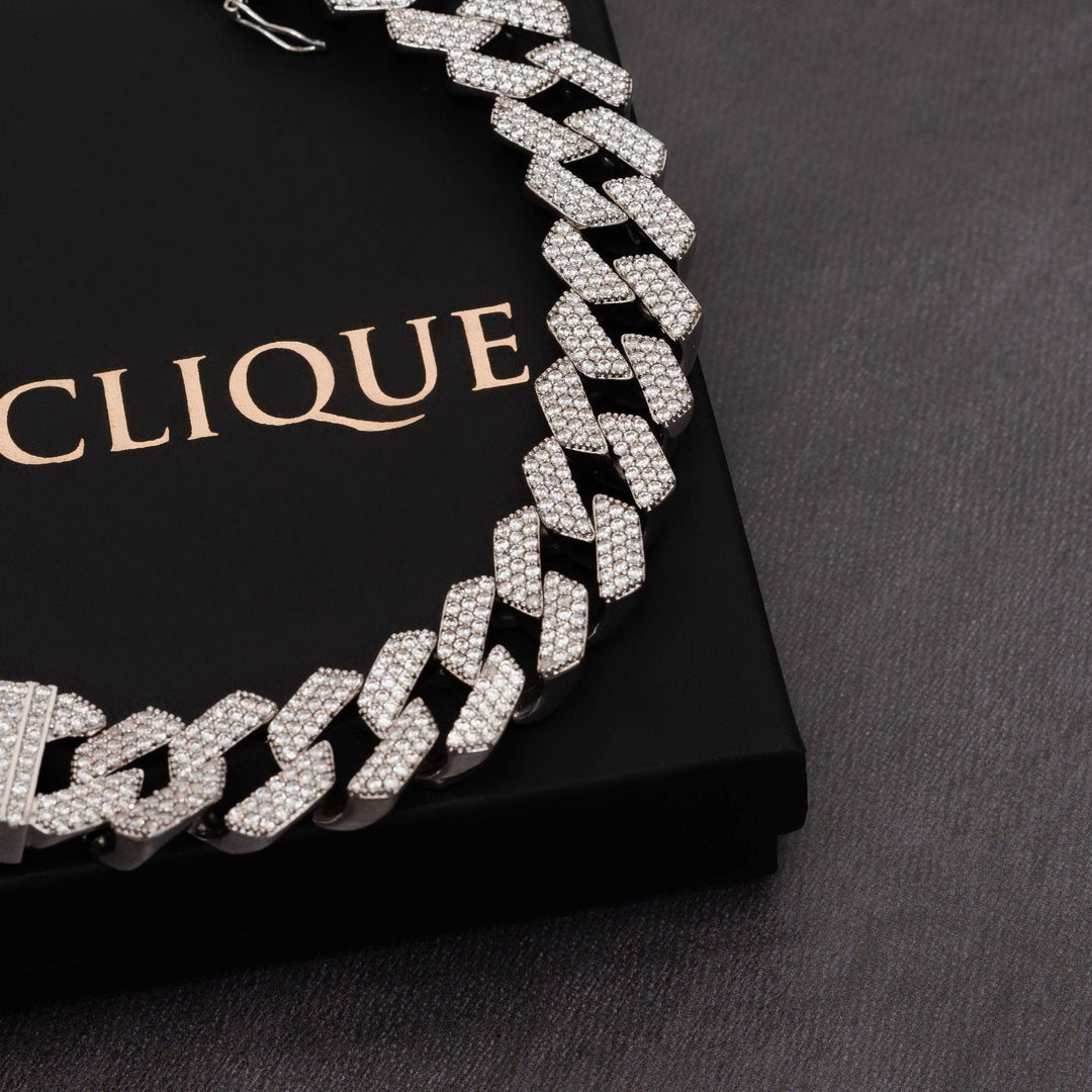 20mm Prong Bracelet - ICECLIQUE JEWELRY