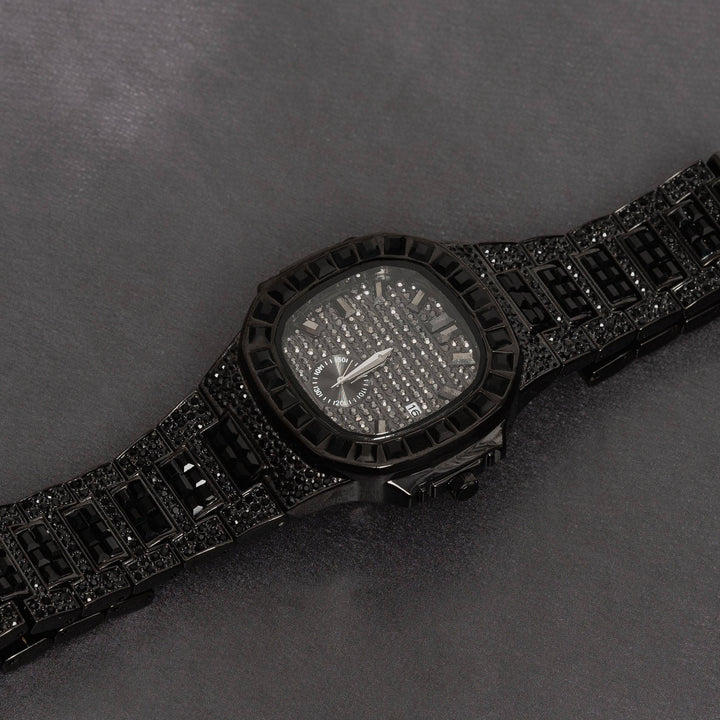 Iced Out Baguette Watch - ICECLIQUE JEWELRY