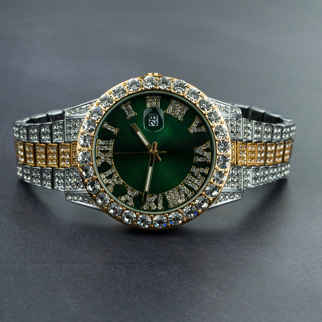 Fully Iced Out Presidential Watch - ICECLIQUE JEWELRY