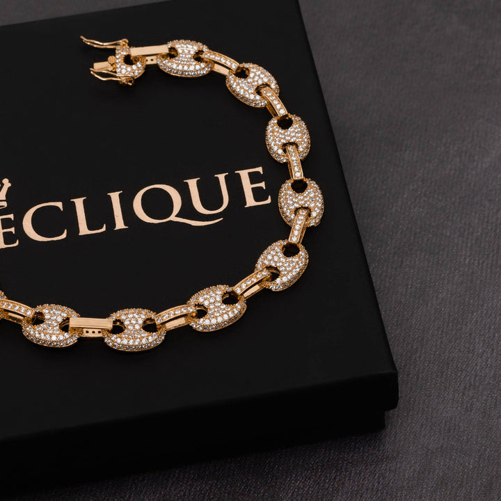 14mm Gucci Link Bracelet - ICECLIQUE JEWELRY