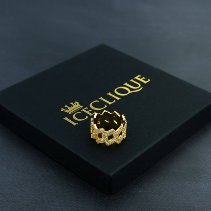 Iced Prong Ring - ICECLIQUE JEWELRY