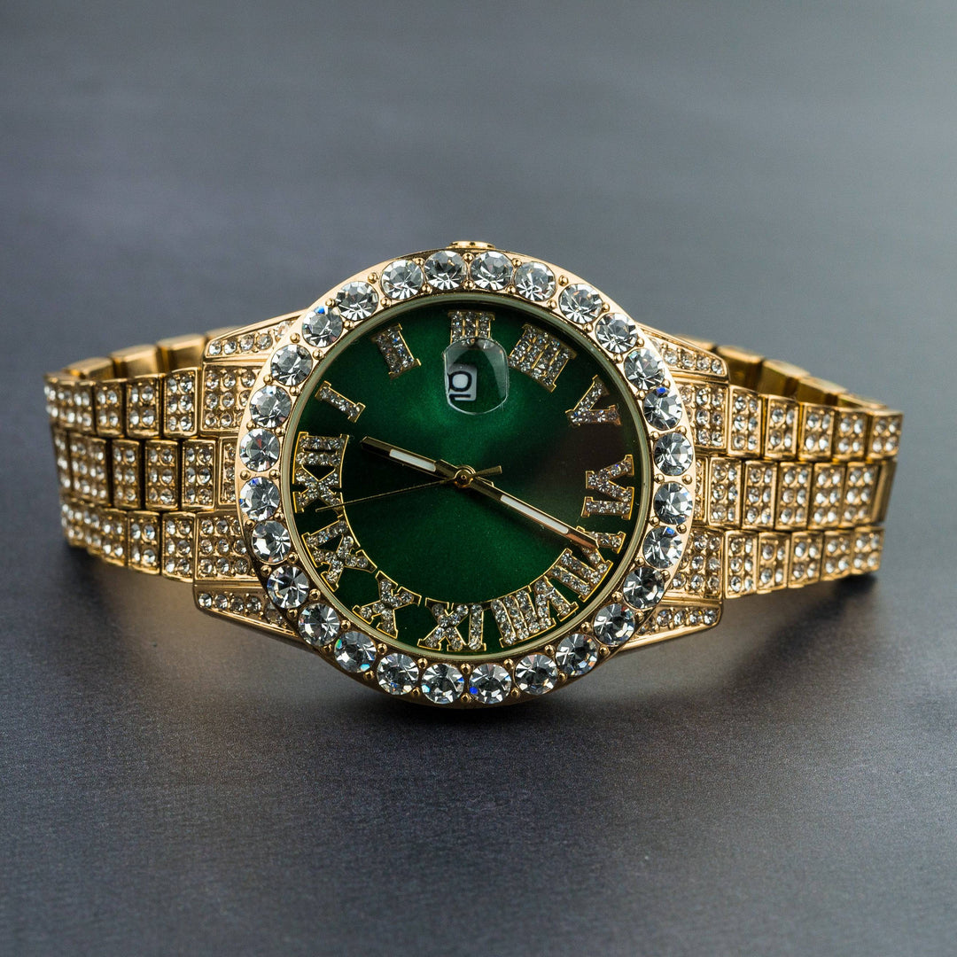 Fully Iced Out Presidential Watch - ICECLIQUE JEWELRY